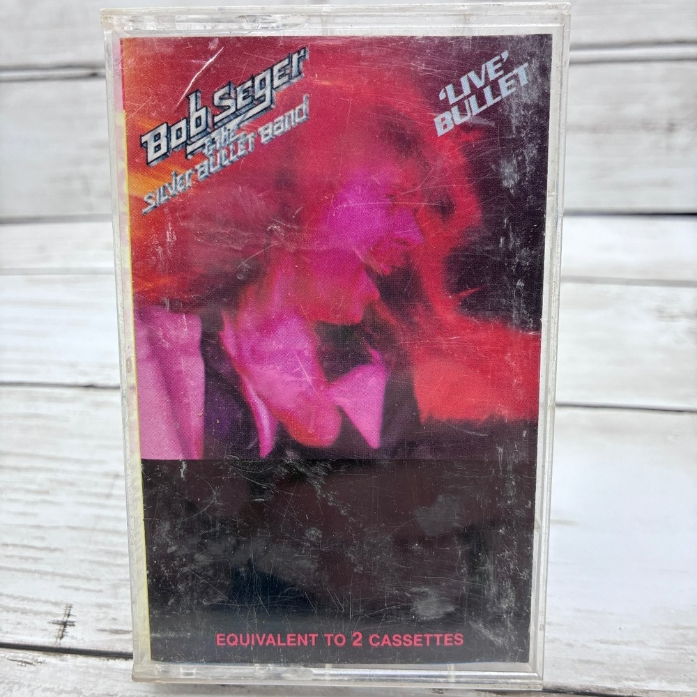 Bob Seger & Silver Bullet Band LIVE BULLET Cassette 1976 Capitol Records